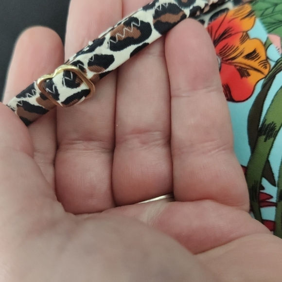 Blue floral bikini top - Picture 7 of 8